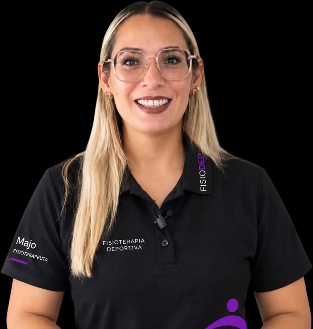 María José Martínez, fisioterapeuta de Clínica FisioDep y clienta de Sira